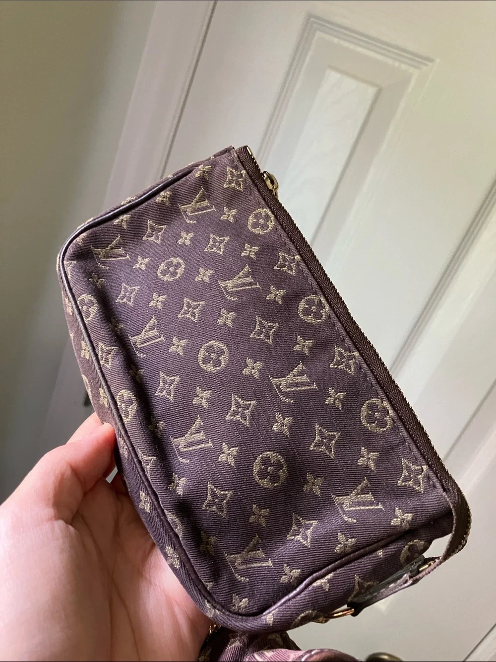 Louis Vuitton Monogram PM Mini Lin Bucket with Detachable Pouch